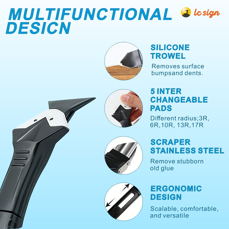 LC SIGN 3 in 1 Caulking Tool Kit